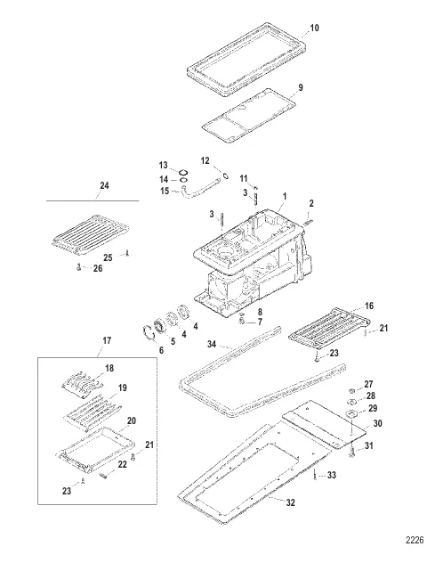 Jet Drive Housing Components
