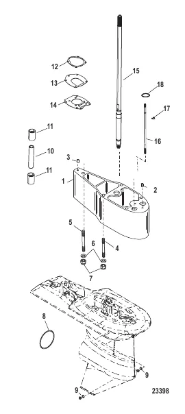 Extension Kit-5 Inch Driveshaft Housing 12092A19