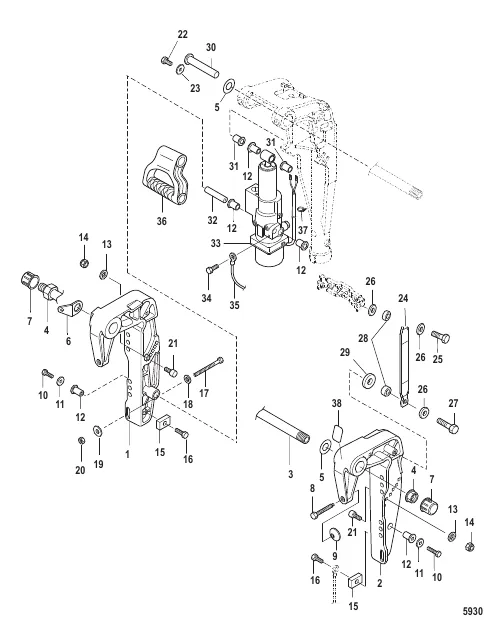 Clamp Brackets Power Tilt