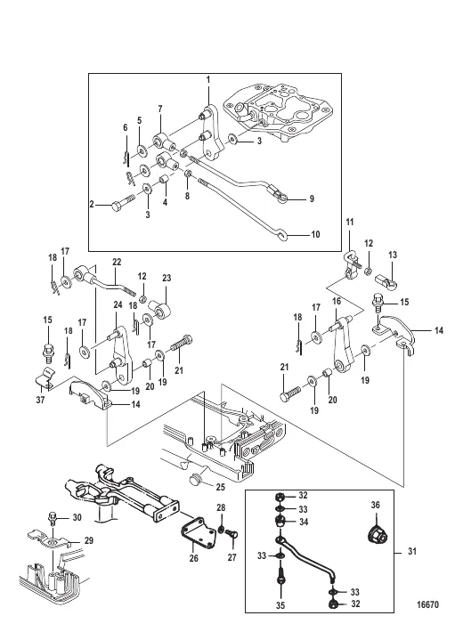 Throttle and Steering Linkage