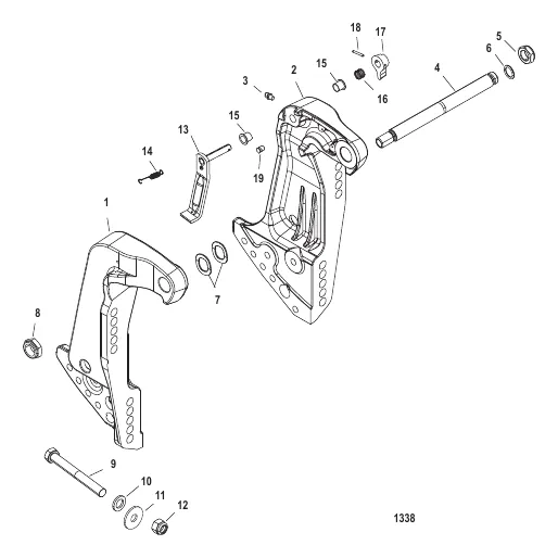 Транцевые кронштейны Транцевые кронштейны
