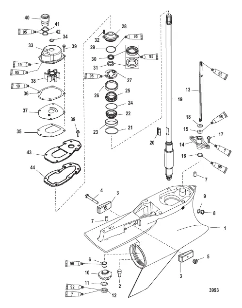 Gear Housing Driveshaft -Standard-Sportmaster