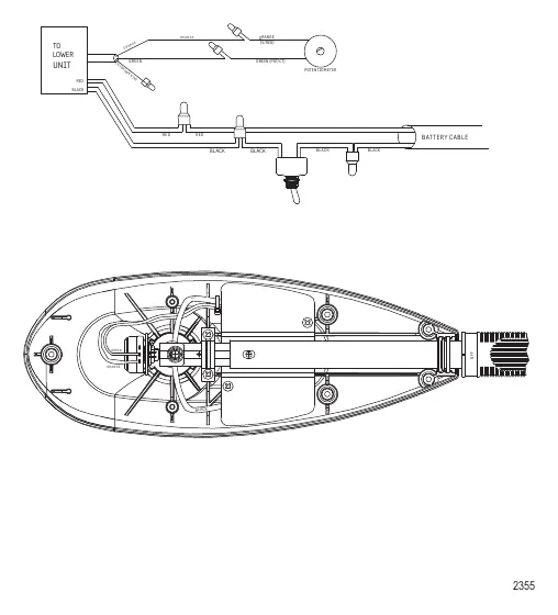 Схема электрических подключений (Модель FW54HTD)