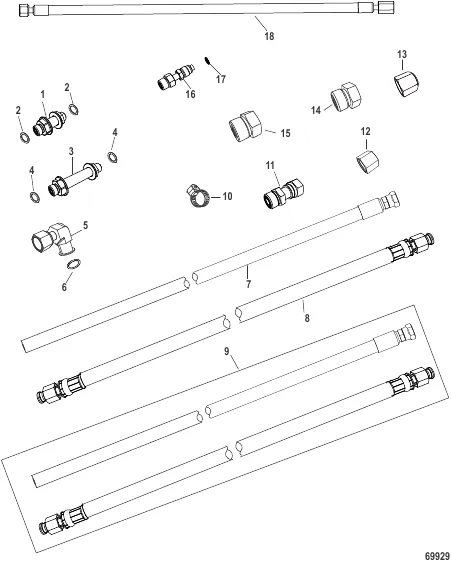 Hoses and Fittings Gen C Pump