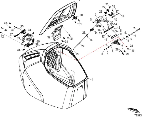 Top Cowl Latching
