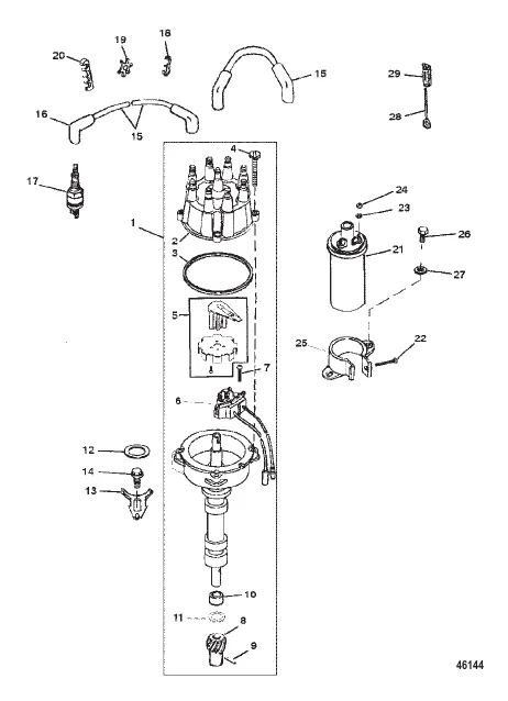 DISTRIBUTOR AND IGNITION COMPONENTS