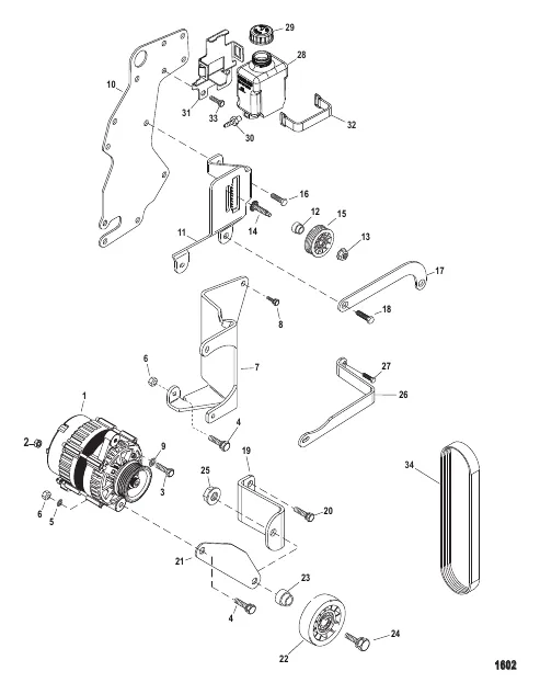Alternator And Brackets