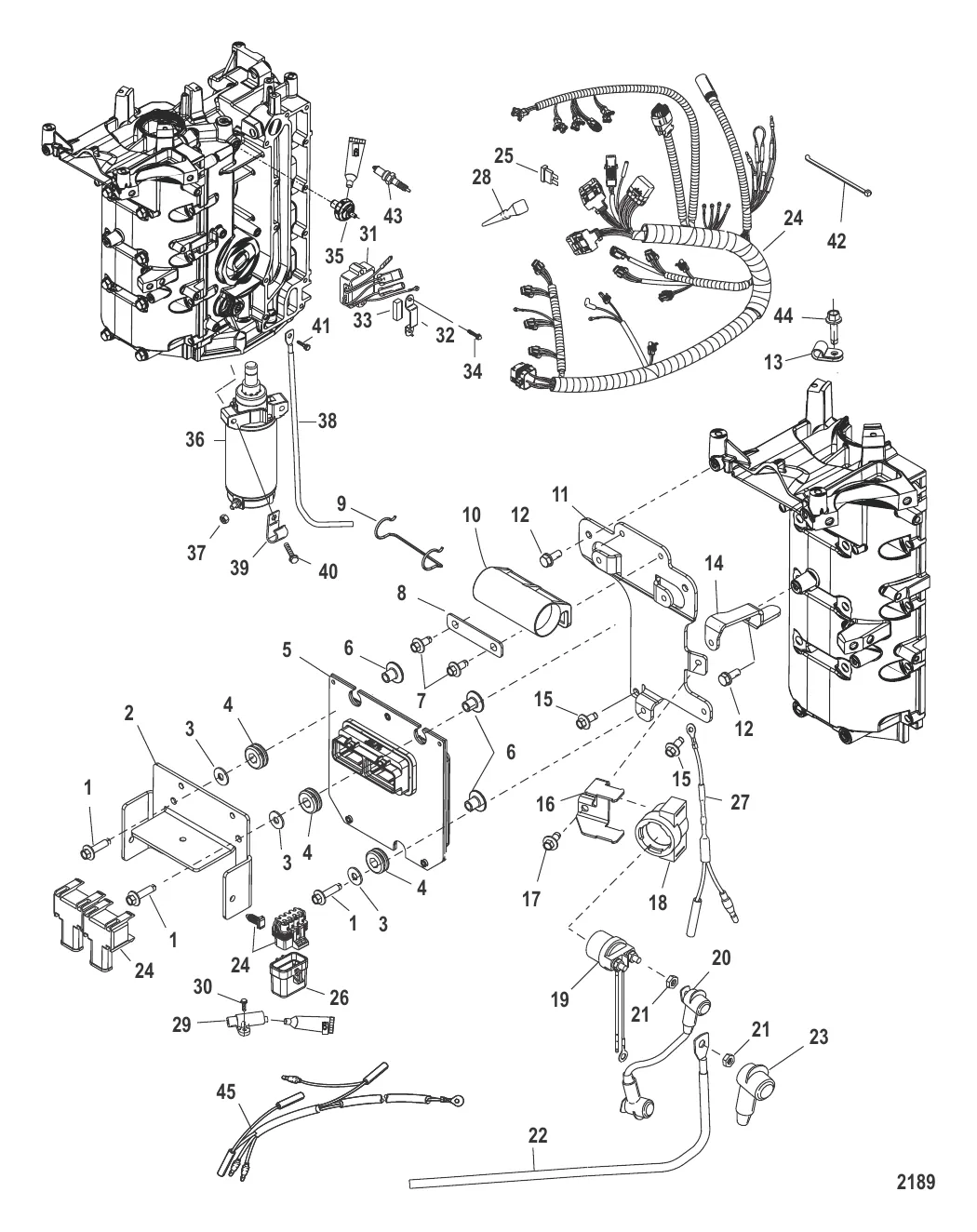 Электрические компоненты (USA-1B226999/BEL-0P400999 и ниже)