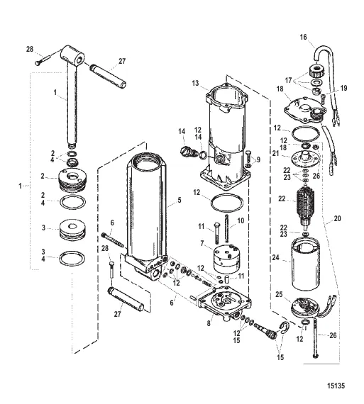 Усилитель дифферента, двигатель Eaton (19217A6 / 19217A7)