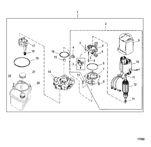 Pump/Motor Assembly (Design II - 14336A25)