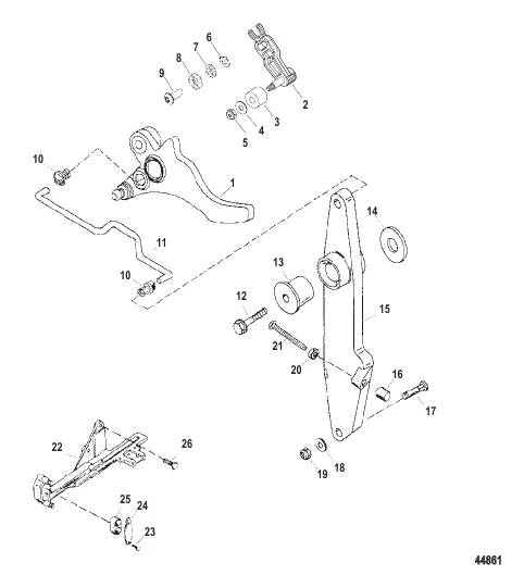 Throttle Lever And Throttle Cam Assembly