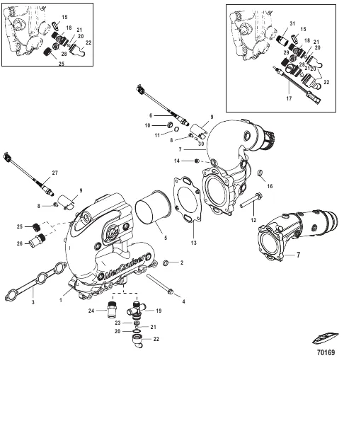 Exhaust Manifold and Elbow