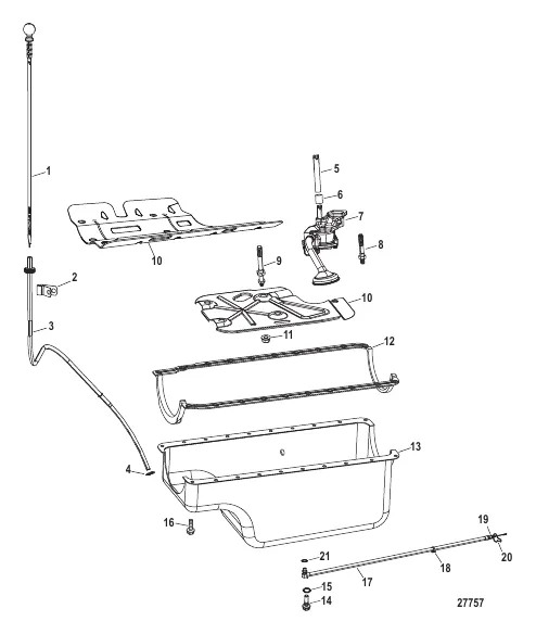 Oil Pan And Oil Pump