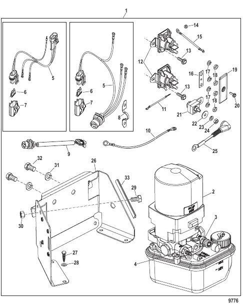 Trim Pump Assembly (Bravo)