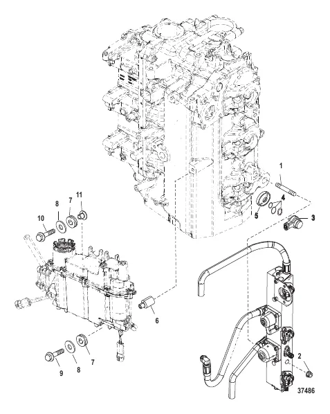 Vapor Separator/Fuel Rail Mounting