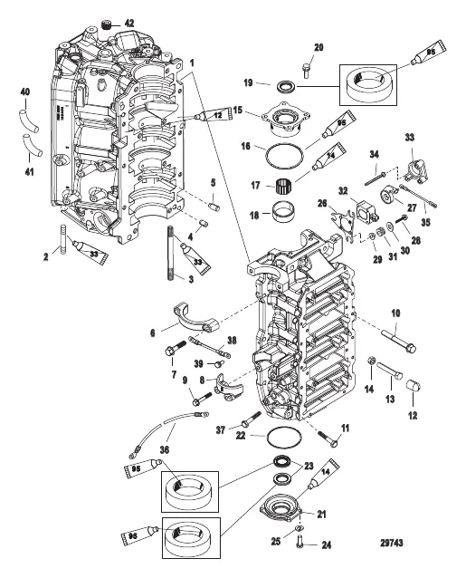 Cylinder Block and End Caps