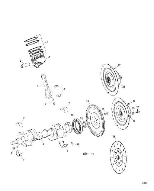 Engine Components (Crankshaft / Pistons / Connecting Rods)