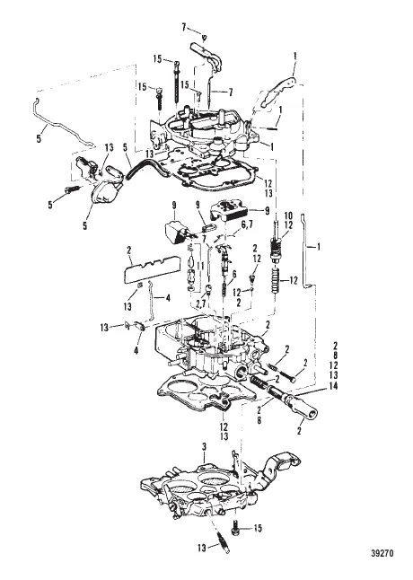 CARBURETOR (ROCHESTER)(205 - 4.3L/LX)
