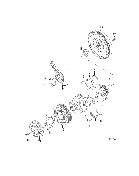 Engine Components Crankshaft/Connecting Rod Bearings