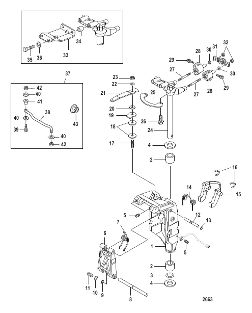 Swivel Bracket Non-Power Tilt