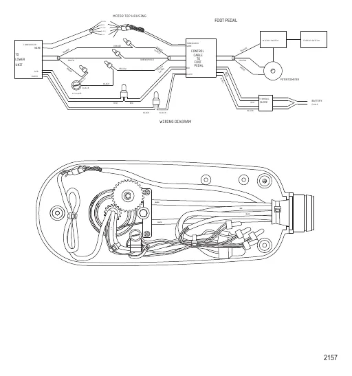 Схема электрических подключений (TR109PFBD) (36 В)
