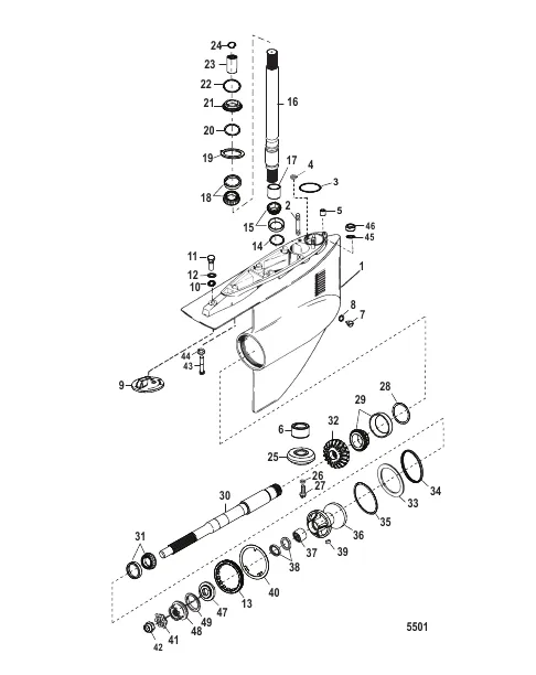 Gear Housing (Bravo Two)