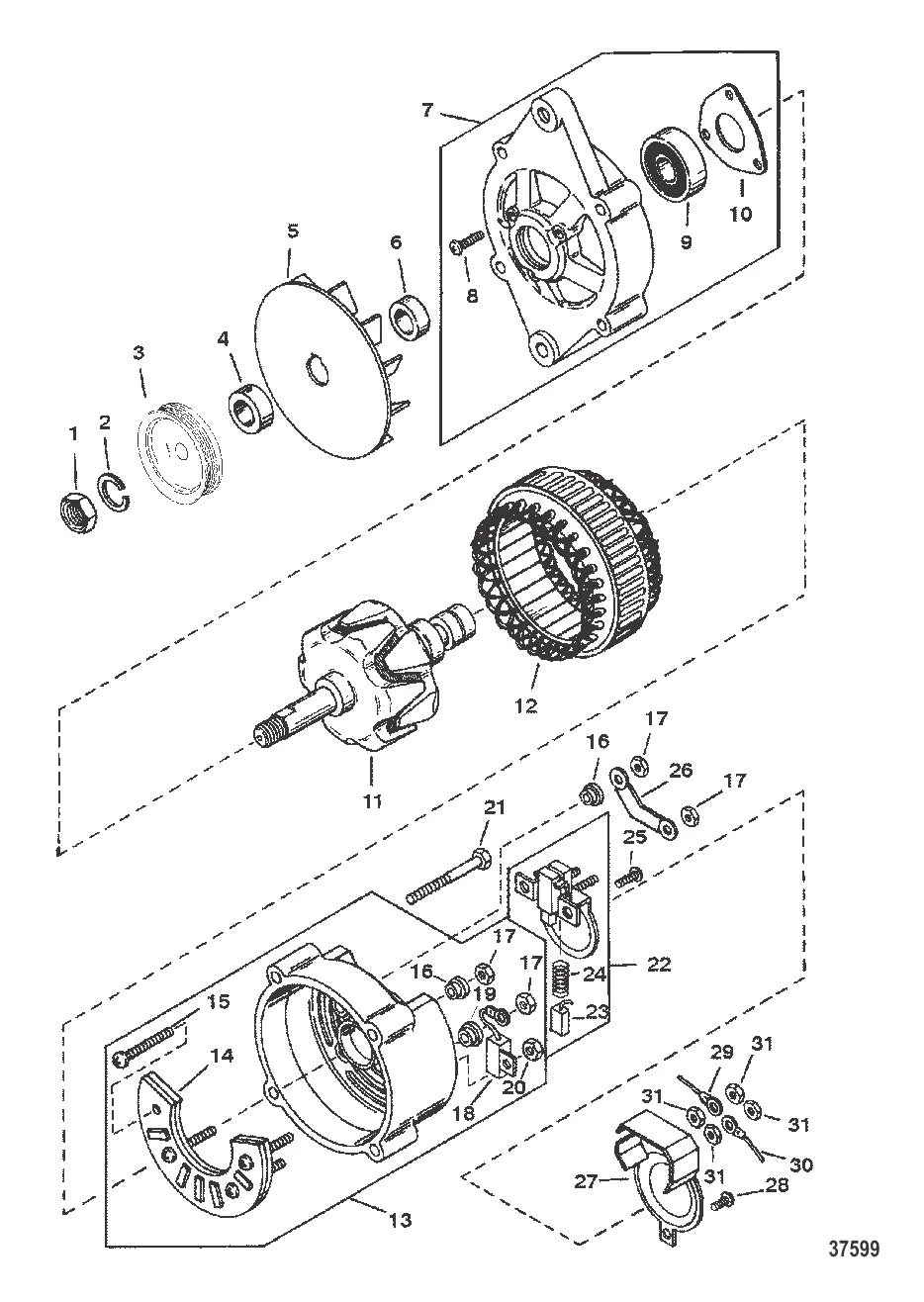 ГЕНЕРАТОР (MANDO №AC155603)