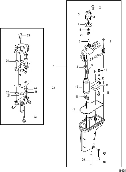 Fuel Rail and Vapor Separator Components