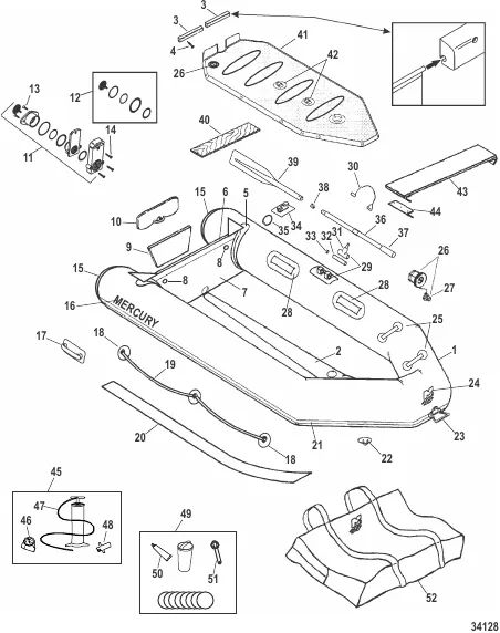 Модель Mercury Air Deck (285 Limited – белый)