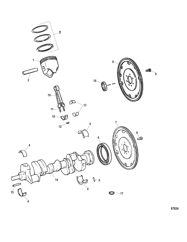Crankshaft Pistons and Connecting Rods