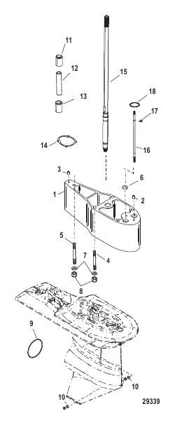 Extension Kit Driveshaft Housing 12092A20 - Bigfoot