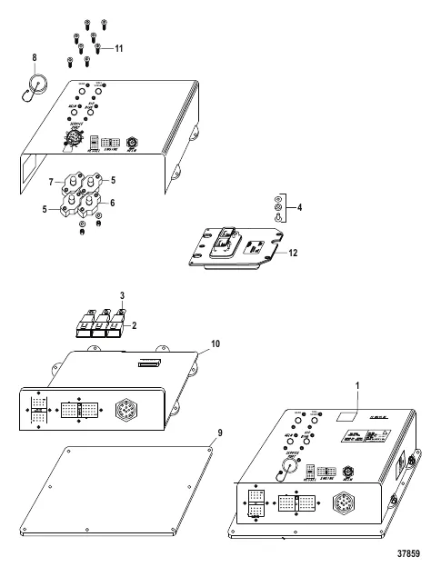 Electrical Components Vessel Interface Panel (VIP) (48 Pin)