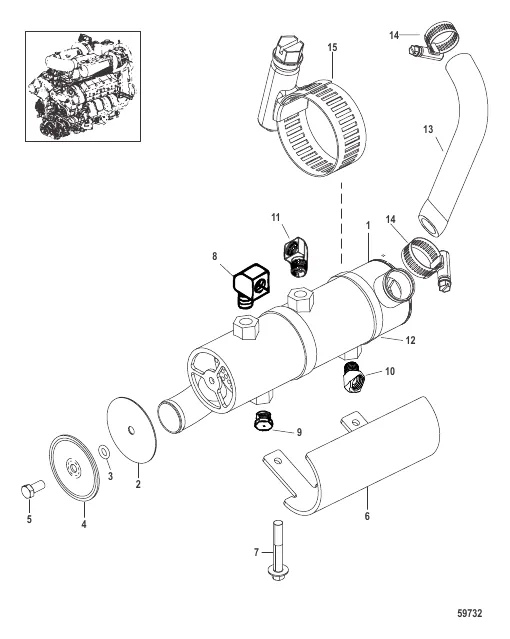 Power Steering Cooler Assembly