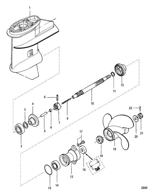 Gear Housing Propeller Shaft