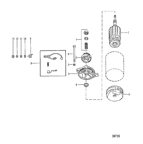 STARTER MOTOR ASSEMBLY