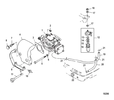 Air Silencer and Fuel Lines