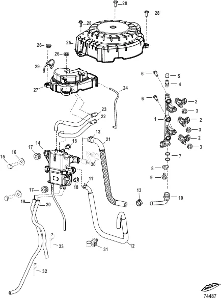 Fuel Rail and Vapor Seperator