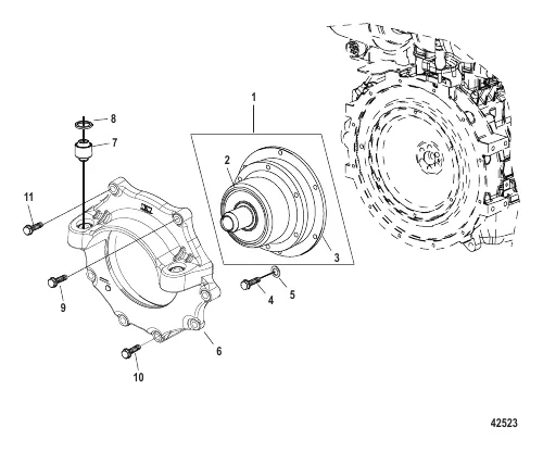 Flywheel Housing Cover (Sterndrive)