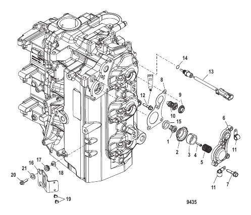 Poppet/Thermostat Mounting