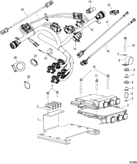 Harness and Bracket Assembly Main/Secondary Station