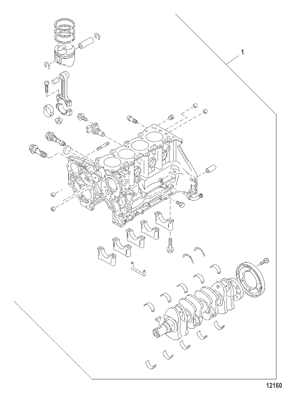 Комплект для технического обслуживания – частичная сборка двигателя