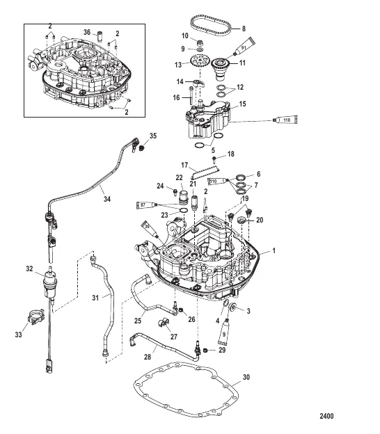 Oil Pump/Adaptor Plate-Upper