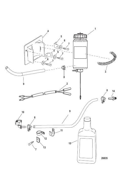 Gear Lube Reservoir Kit (865585A02)