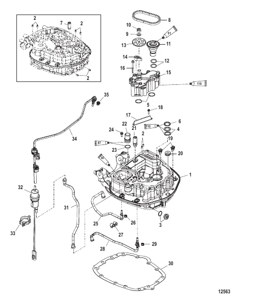 Oil Pump/Adaptor Plate-Upper