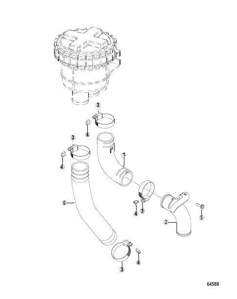 Cooling System Strainer Hoses