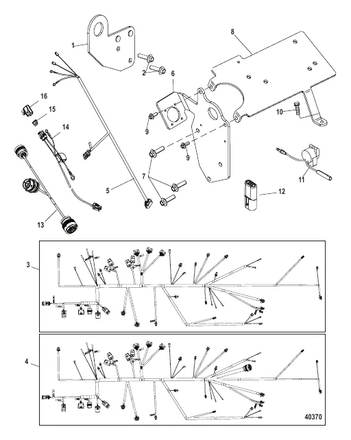 Lifting Brackets and Wiring Harness