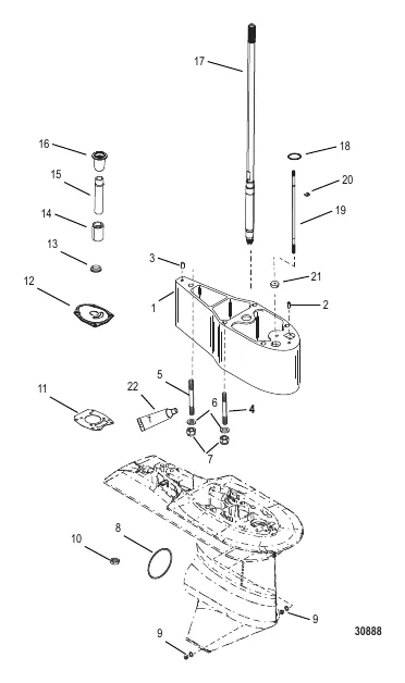 Extension Kit - 5 Inch Driveshaft Housing (12092A20)