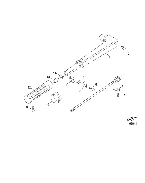Tiller Handle Components