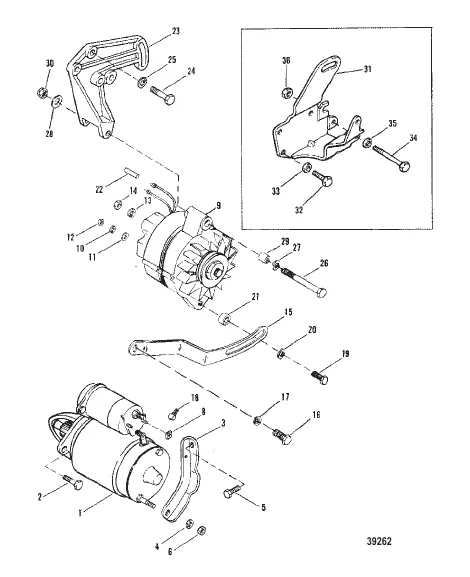 STARTER MOTOR AND ALTERNATOR