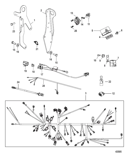 Wiring Harness and Lifting Brackets